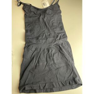 SKIMS Sculpting Mid-Thigh Slip Dress – Black – Size L (NWT)